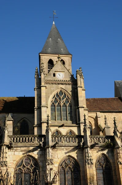 France, church Saint Martin of Triel — Stock Photo, Image