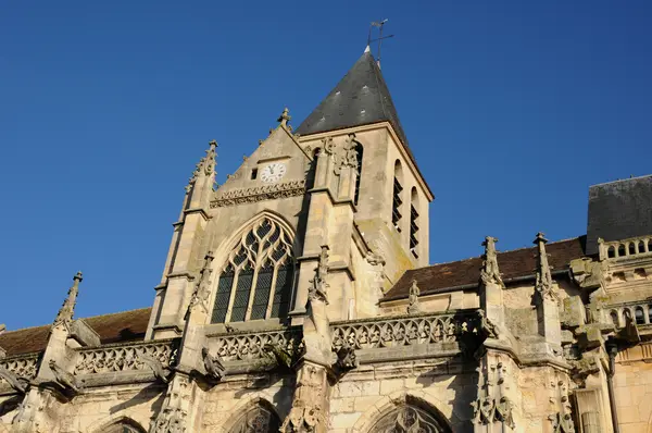 stock image France, church Saint Martin of Triel