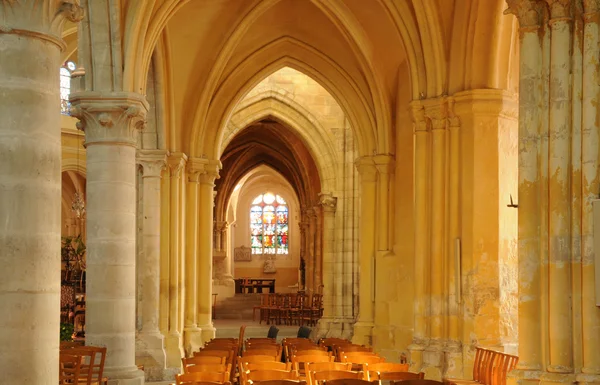 Fransa, kilise saint martin triel — Stok fotoğraf