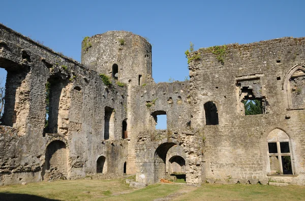 stock image Castle of Villandraut in Gironde