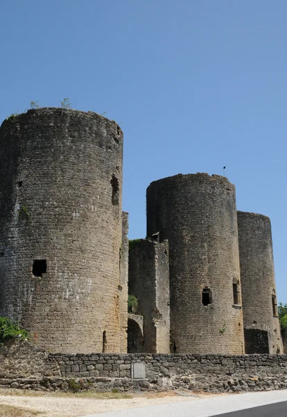 Castello di Villandraut in Gironda — Foto Stock