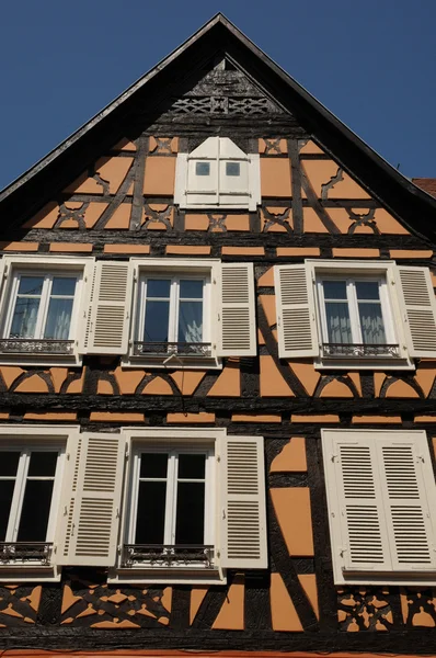 France, Alsace, reneszánsz ház Colmar — Stock Fotó