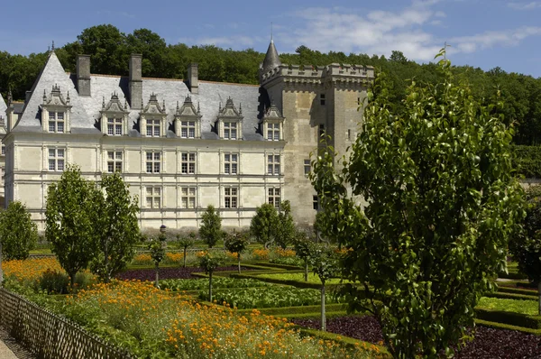 France, the renaissance castle of Villandry — Stock Photo, Image