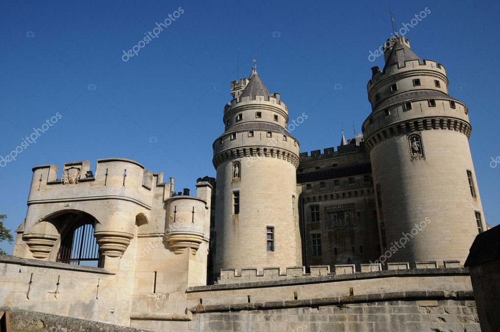 Frankreich Schloss Der Pierrefonds In Picardie Stockfotografie Lizenzfreie Fotos C Packshot