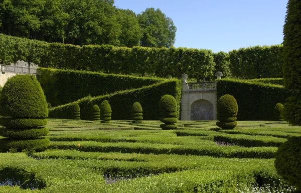 Jardin formel français du château de Villandry — Photo