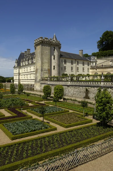 Frankrijk, het renaissance kasteel van villandry — Stockfoto