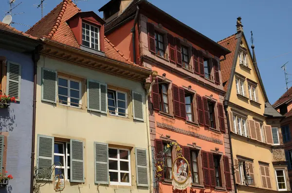 França, Alsácia, casa renascentista em Colmar — Fotografia de Stock