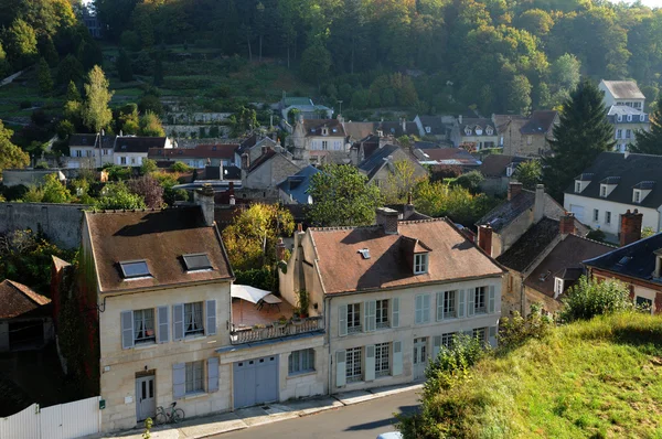 França, a pequena cidade de Pierrefonds na Picardia — Fotografia de Stock