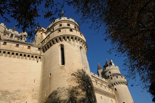 France, castle of Pierrefonds in Picardie — Stock Photo, Image