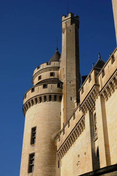 Francie, hradem pierrefonds v Picardii — Stock fotografie