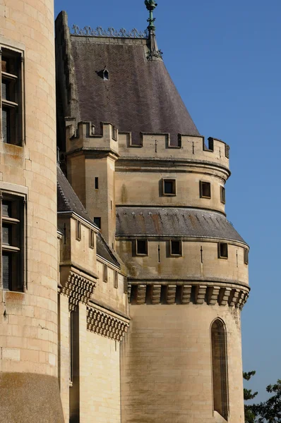 Francia, castello di Pierrefonds in Picardie — Foto Stock
