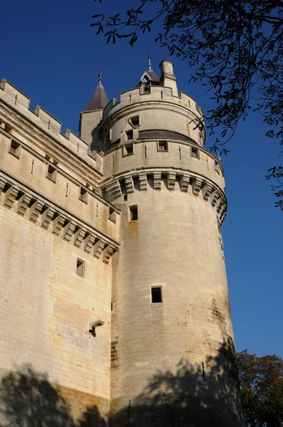 Francie, hradem pierrefonds v Picardii — Stock fotografie