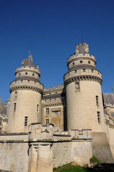 Francia, castillo de Pierrefonds en Picardie — Foto de Stock