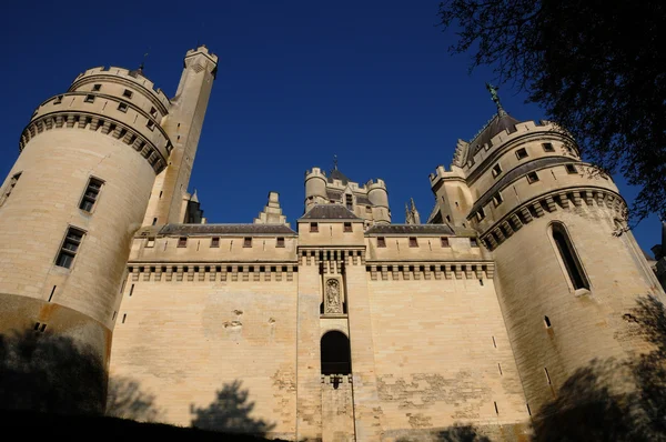 France, castle of Pierrefonds in Picardie — Stock Photo, Image