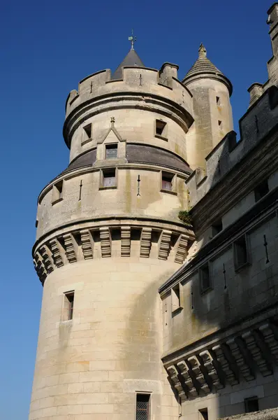 Francia, castillo de Pierrefonds en Picardie —  Fotos de Stock