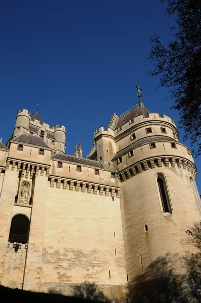 Fransa, kale pierrefonds, picardie — Stok fotoğraf