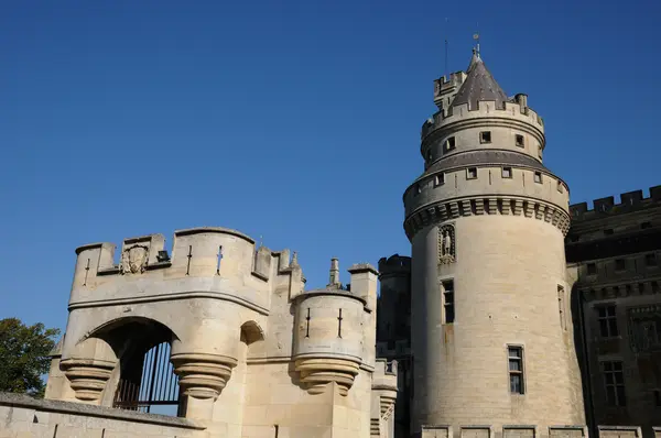 ฝรั่งเศส, ปราสาท Pierrefonds ในปิกัว — ภาพถ่ายสต็อก