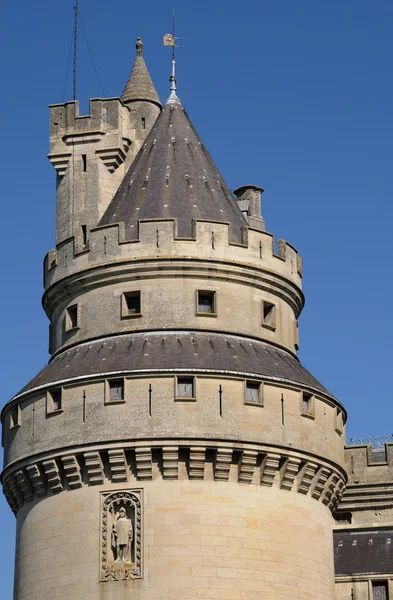 Франція, замок Pierrefonds Пікардія — стокове фото