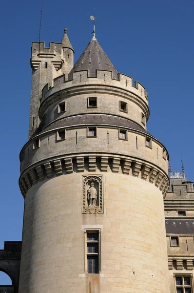 Frankrijk, kasteel van pierrefonds in Picardië — Stockfoto