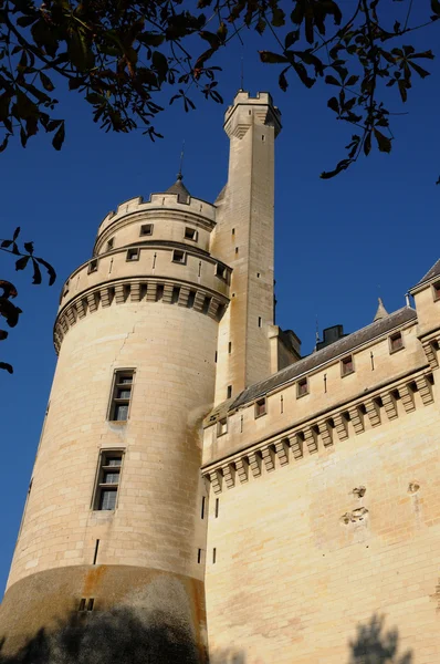 Frankreich, Schloss der Pierrefonds in picardie — Stockfoto