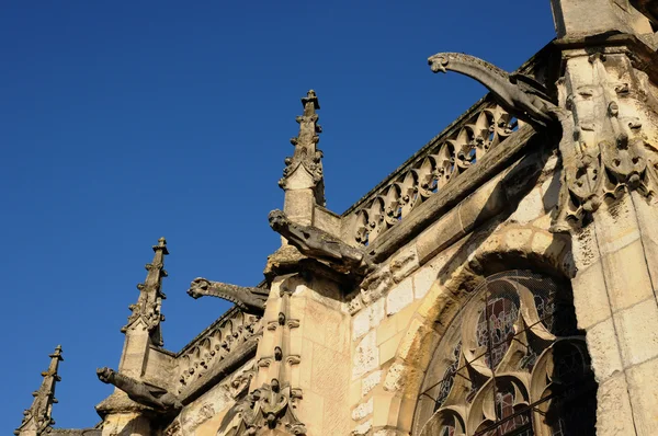 Frankrike, kyrkan saint martin av triel — Stockfoto