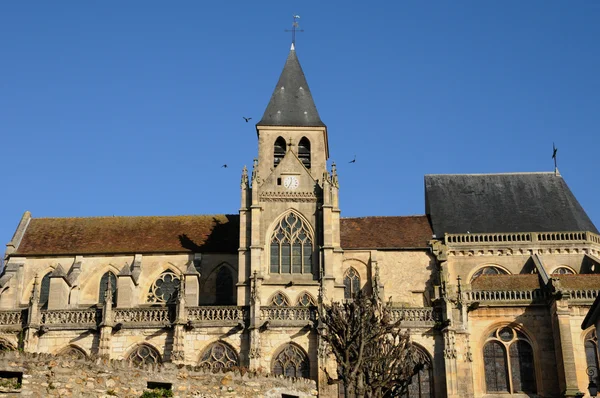 França, igreja São Martinho de Triel — Fotografia de Stock