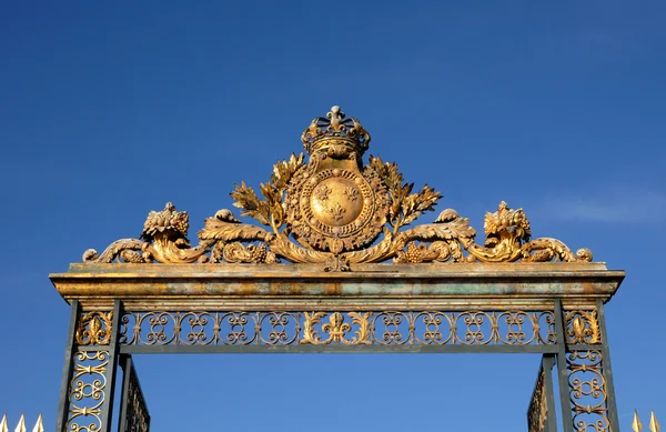 stock image France, golden gate of Versailles palace