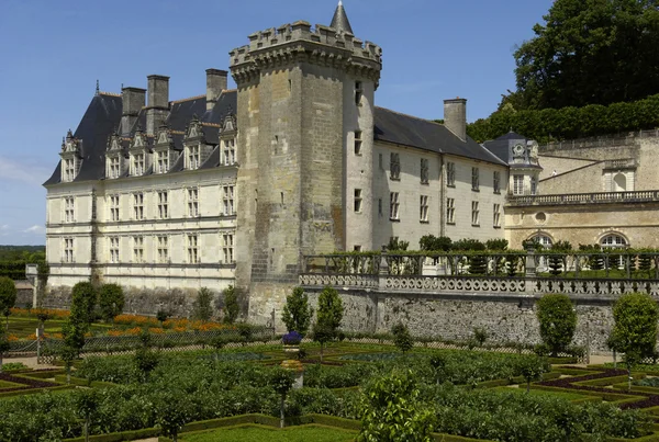 Francja, renesansowy zamek w villandry — Zdjęcie stockowe