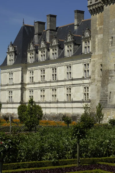 Frankreich, das Renaissanceschloss des Dorfes — Stockfoto