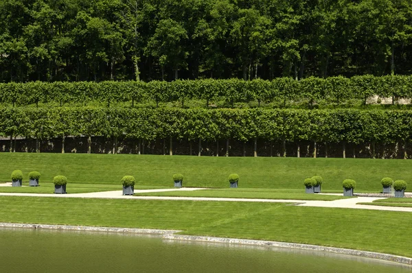 สวนอย่างเป็นทางการของฝรั่งเศสวิลล่า — ภาพถ่ายสต็อก