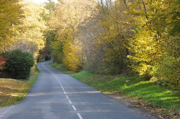 stock image France, a little country road in Chevreuse valley