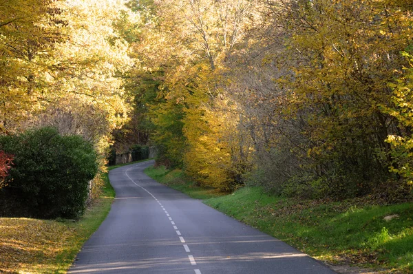 stock image France, a little country road in Chevreuse valley