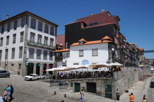 Oude huizen van de stad porto in portugal — Stockfoto