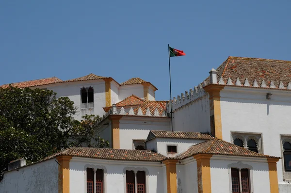 stock image Portugal, the historical National Palace in Sintra