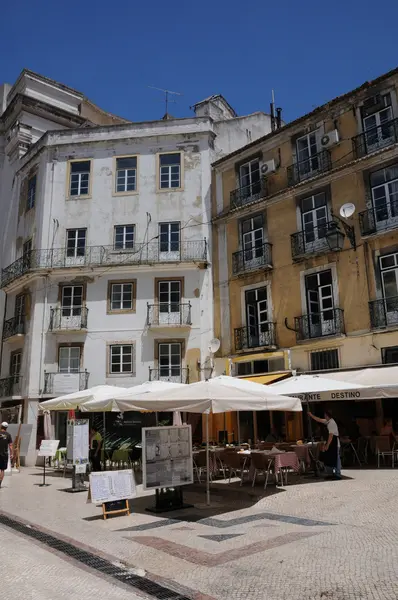 Portugalsko, pěší ulici v centru Lisabonu — Stock fotografie