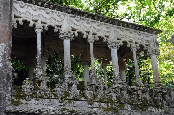 stock image Portugal, the Regaleira palace garden in Sintra