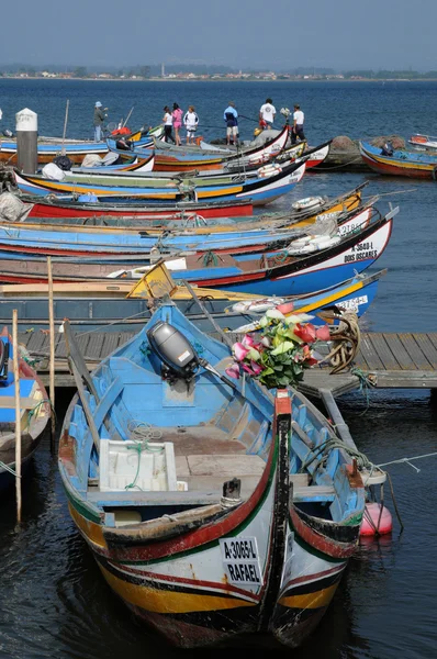 Bark in Torreira fishing port in Portugal — Stock Photo, Image