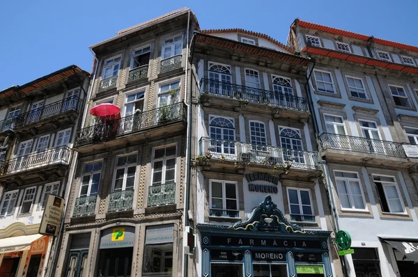 Staré domy města porto v Portugalsku — Stock fotografie