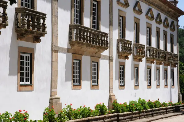 Portugália, Vila Real, a barokk Mateus-palota — Stock Fotó