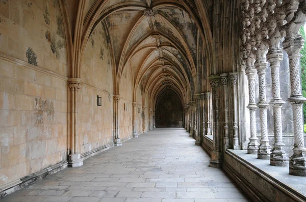 stock image Renaissance cloister of Batalha monastery in Portugal