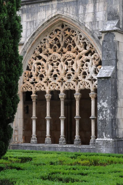 Renaissance-Kreuzgang des Batalha-Klosters in Portugal — Stockfoto