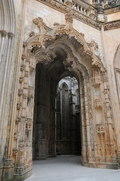 stock image Interior of monastery of Batalha in Portugal