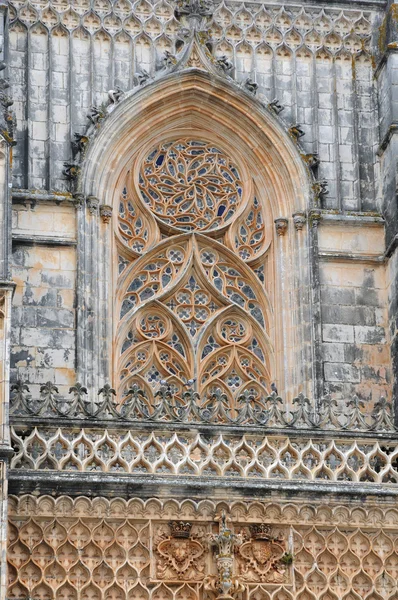 O mosteiro histórico da Batalha em Portugal — Fotografia de Stock