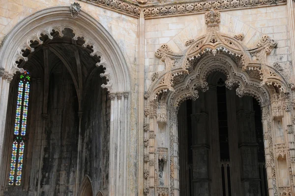 Interno del monastero di Batalha in Portogallo — Foto Stock