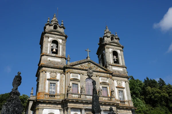 Portugal, die barocke kirche von bom jesus in braga — Stockfoto