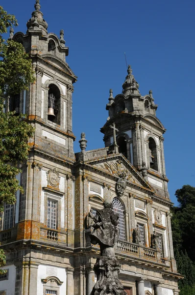 Portugália, a barokk a Bom Jesus templom Braga — Stock Fotó