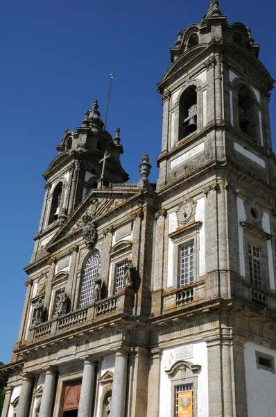 Portugalsko, barokní kostel bom jesus v městě braga — Stock fotografie