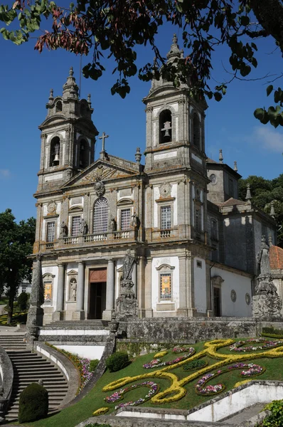 Bom のバロック様式の教会、ポルトガル ブラガでイエス — ストック写真