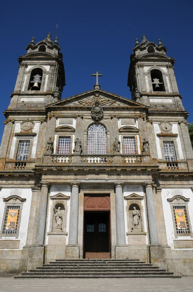 Portugalia, barokowy kościół bom jesus w Bradze — Zdjęcie stockowe