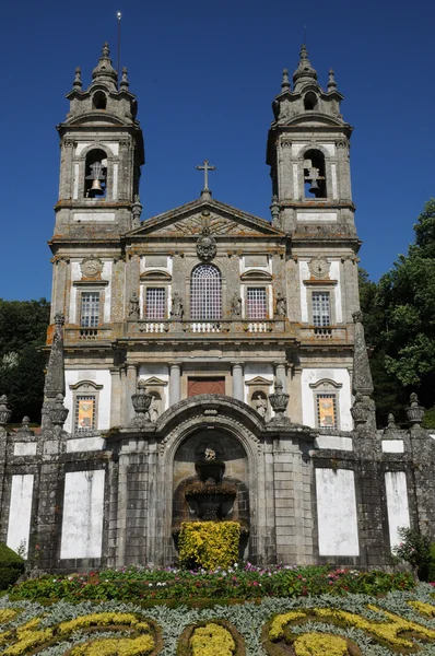 Portugalia, barokowy kościół bom jesus w Bradze — Zdjęcie stockowe